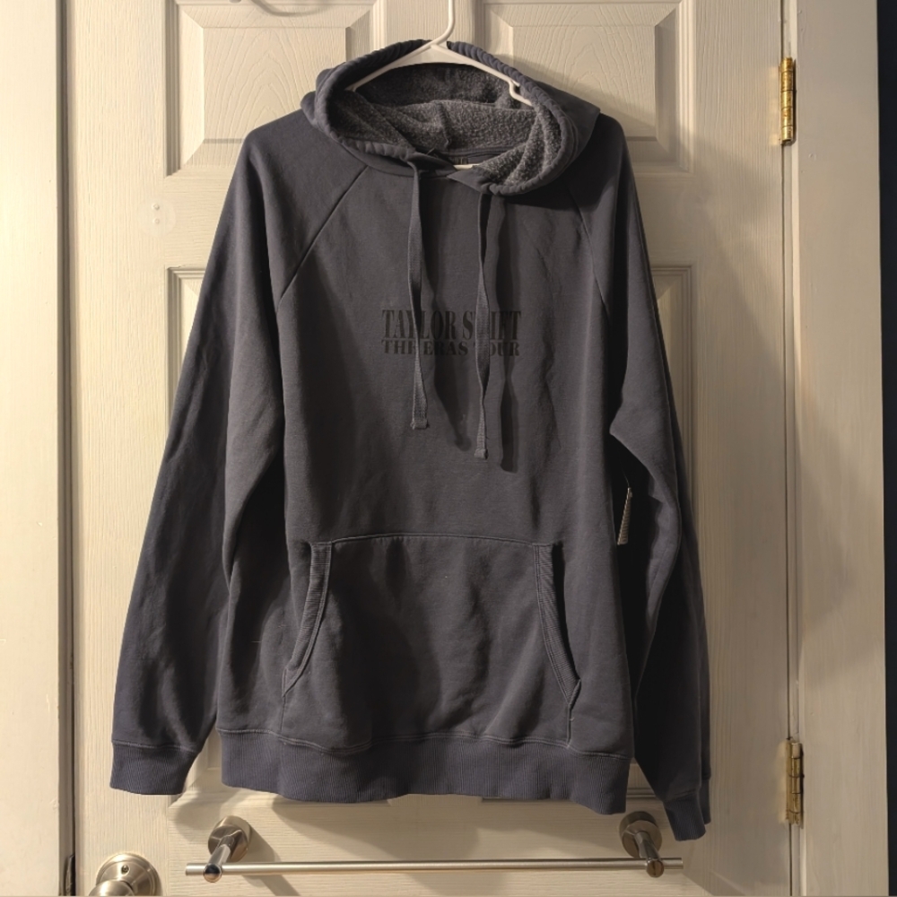 taylor swift washed blue eras tour hoodie